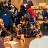 International Anchor Allies Winter 2026 First Mixer -  Wide shot of ships in conversations lead by the Captain